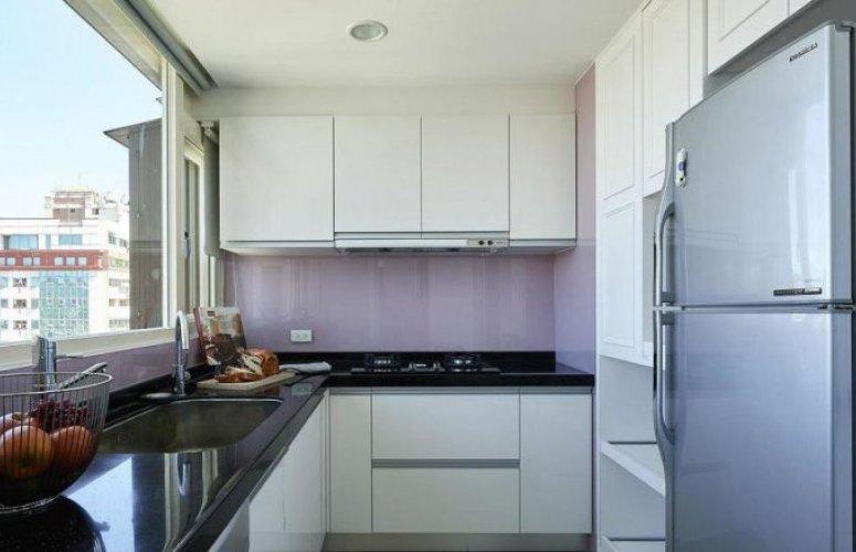 黑白風格櫥柜裝修效果圖l型櫥柜裝修效果圖