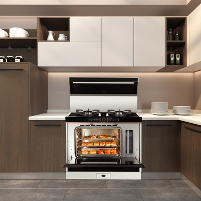 蒸烤一體集成灶,還得看火星人啊!